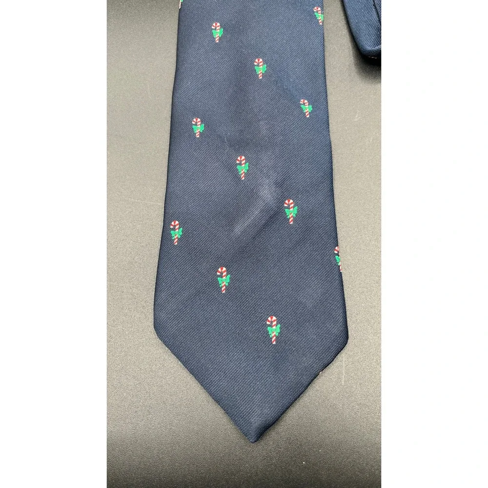 Wembley Unbranded Men's Christmas Ties Set 2 Penguin Candy Cane Holiday Neckties